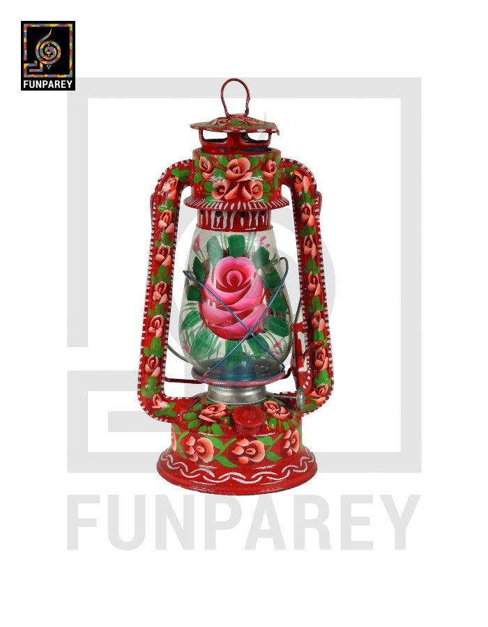 Truck Art Multi Color Lantern Small