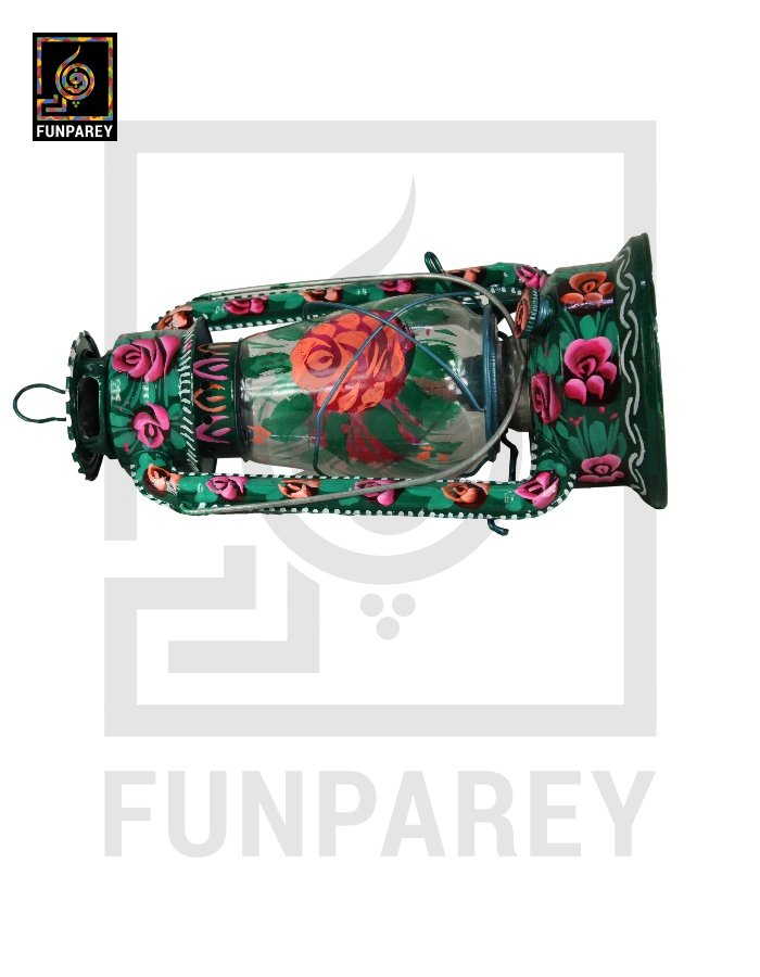 Truck Art Multi Color Lantern Small