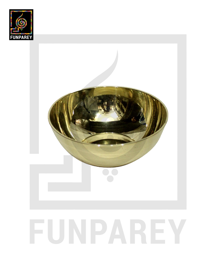 Premium 5" Brass Bowl Set (5 Pieces)