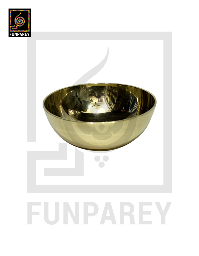 Premium 5" Brass Bowl Set (5 Pieces)
