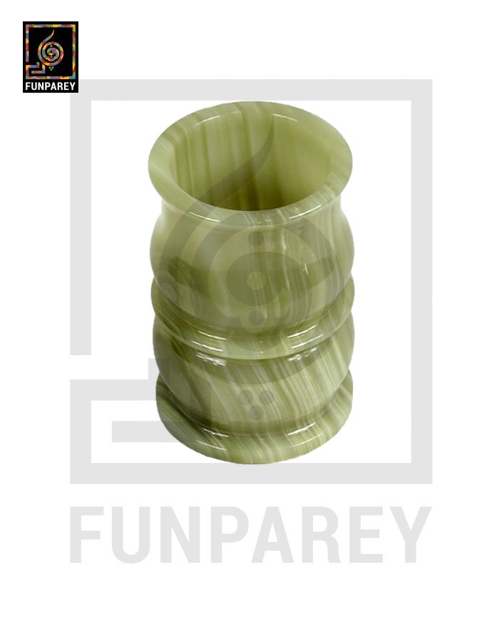 Onyx Stone 6" Accessory jar
