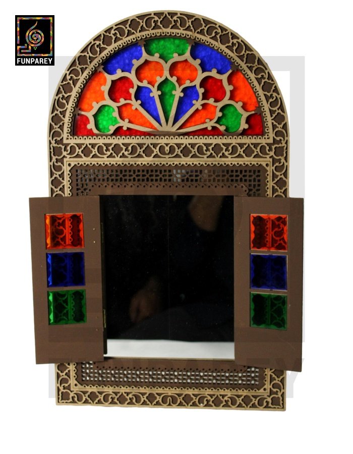 Handmade Decorative Doorway Mirror (XXL) 28"