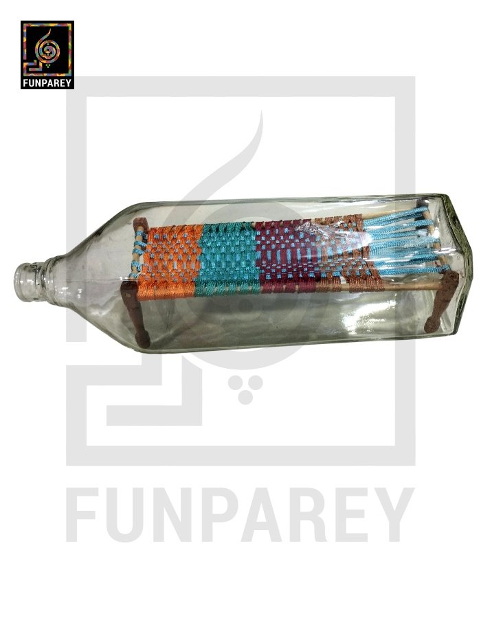 Novelty Magic Showpiece Charpai in a Bottle