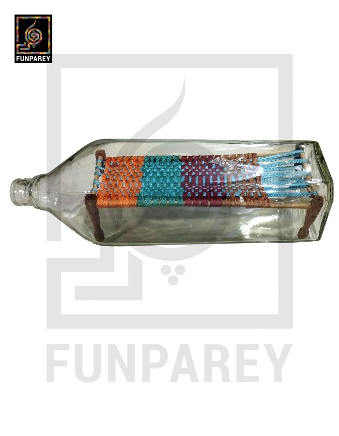 Novelty Magic Showpiece Charpai in a Bottle