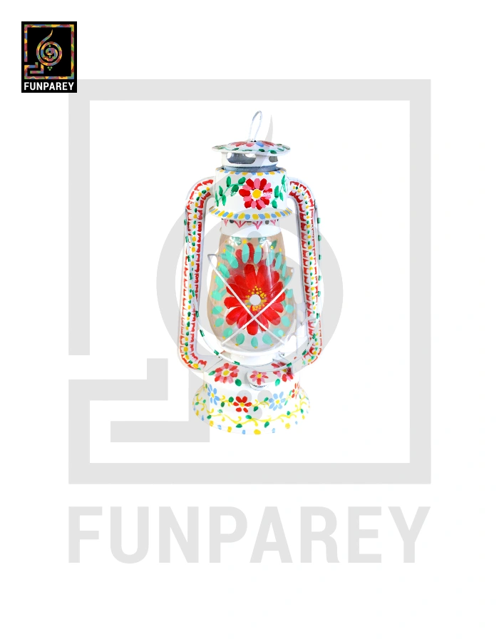 Truck Art Multi Color Lantern Small