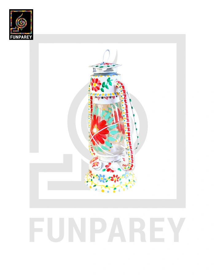 Truck Art Multi Color Lantern Small