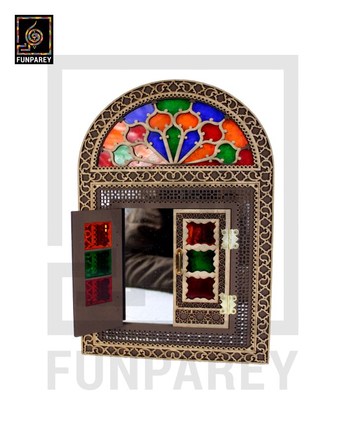 Handmade Decorative Doorway Mirror (Small) 12″