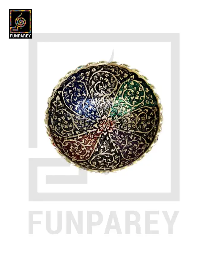 Brass Decorative Dry Fruit Bowl 4"