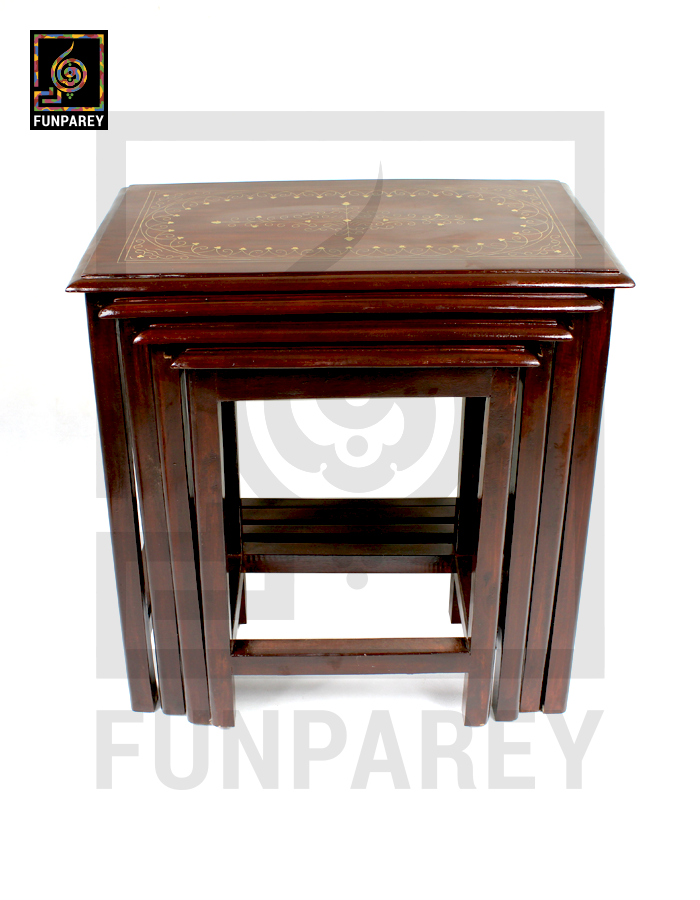 Nesting Tables With Legacy Brass Work