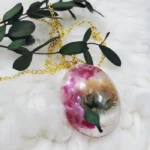 Botanical Dried Flowers Pendant 04