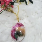 Botanical Dried Flowers Pendant 07