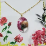 Botanical Dried Flowers Pendant 09