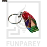Hand Crafted Tribal Keychain – Khussa Chappal (2)