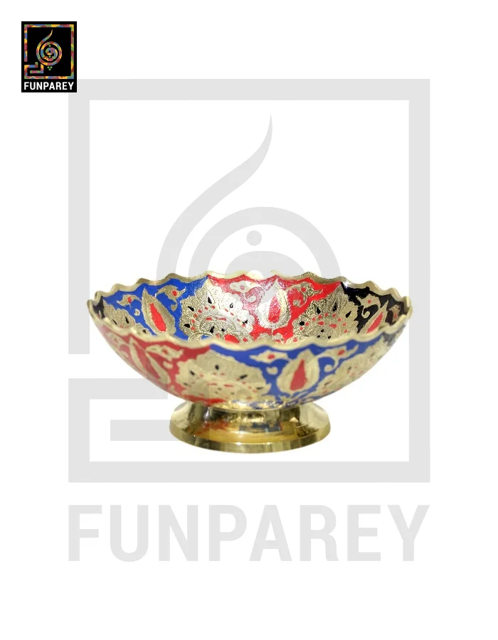 Handmade Decorative Brass Bowl 7″