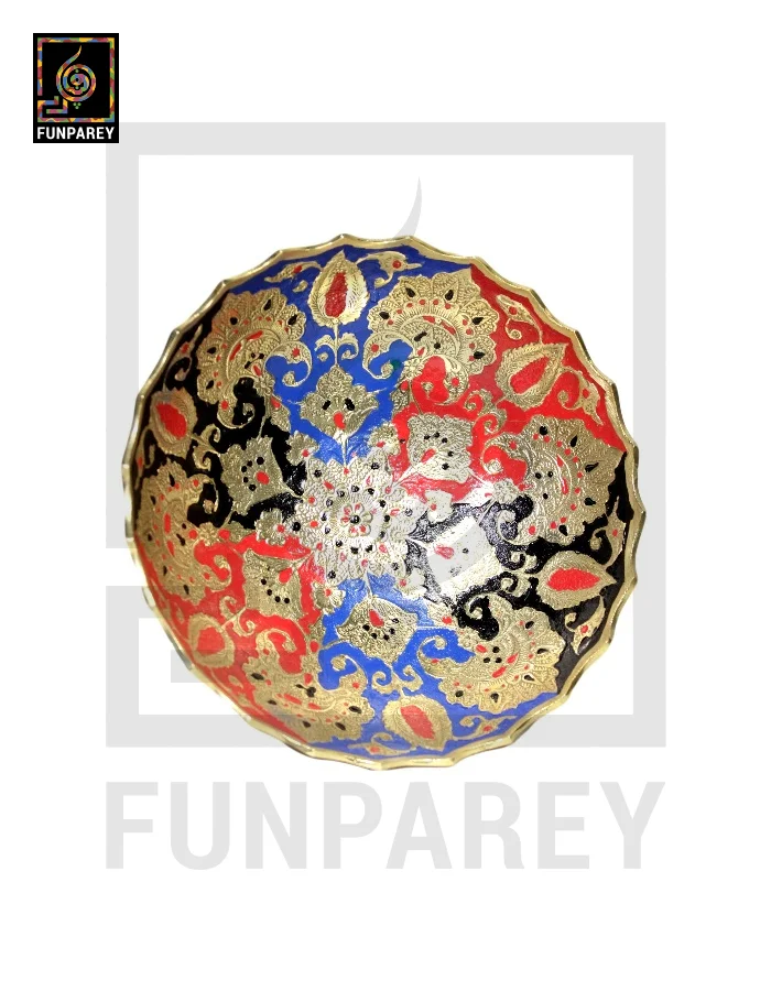 Handmade Decorative Brass Bowl 7″