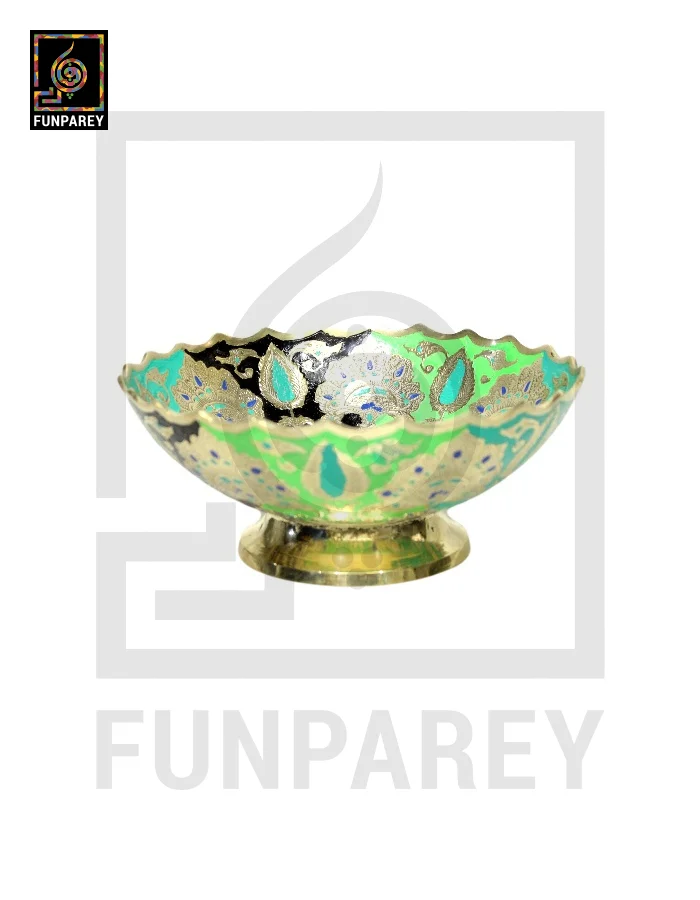 Handmade Decorative Brass Bowl 7″