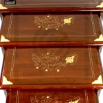 Nesting Tables With Distinct Brass Work