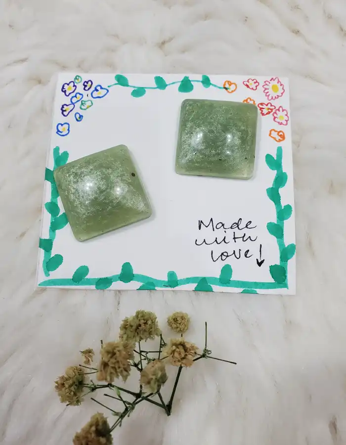 Resin Art Earrings Jadet
