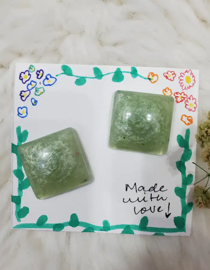 Resin Art Earrings Jadet