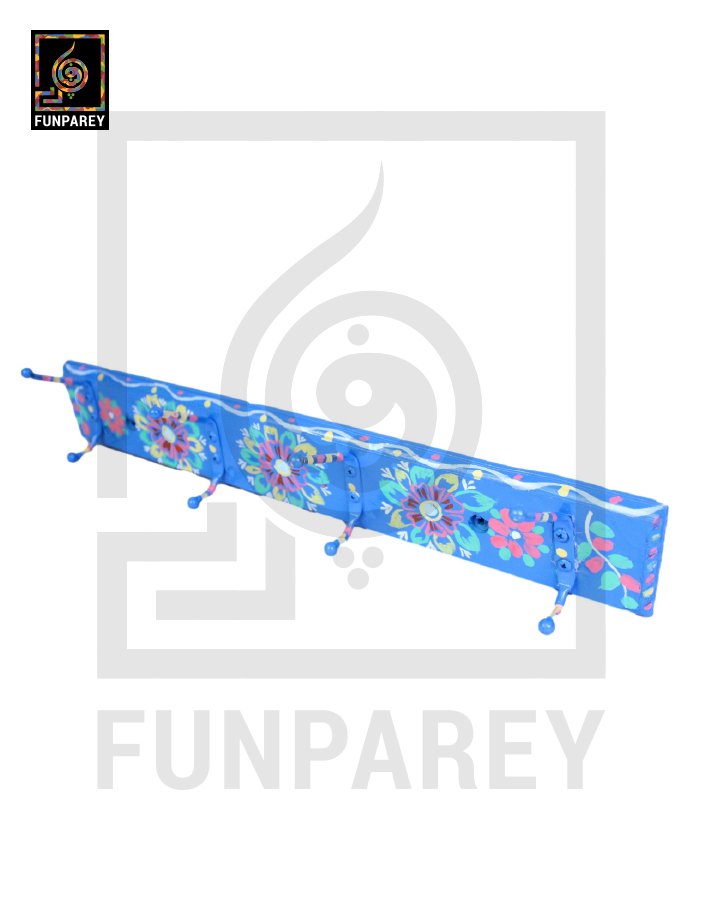 Standard Wooden Pajama Hanger with Multicolor Truck Art