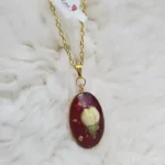 Garnet Jasmine Pendant - Bud of Love 01