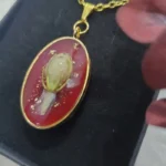 Garnet Jasmine Pendant - Bud of Love 07