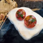 Handcrafted Resin Earrings - Bazm-e-Gulistan 009