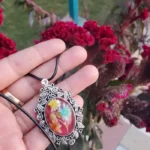 Handcrafted Resin Pendant - Flora Nest 003