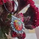 Handcrafted Resin Pendant - Flora Nest 005