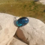 Handcrafted Resin Ring - Sapphire 001