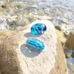 Handcrafted Resin Scarf Pin - Galaxy Gaze 002