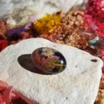 Handcrafted Resin Scraf Pin - Sylvan Prism 001