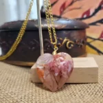 Handmade Resin Pendant - Botanic Affection 004