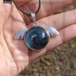 Handmade Resin Pendant - Cosmo Whirl 0