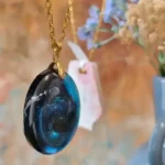 Handmade Resin Pendant - Falak-e-Raaz 04