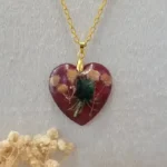 Handmade Resin Pendant Floral - Emblems 05