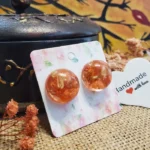 Resin Made Earrrings - Rhythmic 001