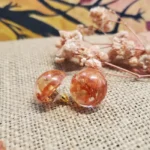 Resin Made Earrrings - Rhythmic 003