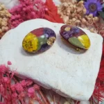 Resin Made Scarf Pin - Verdant Echoes 001