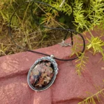 Resin Pendant - Gul-e-Raz 001