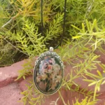 Resin Pendant - Gul-e-Raz 002