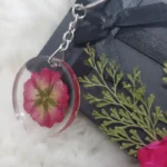 Round Resin Keychain - Fierce Grace 02