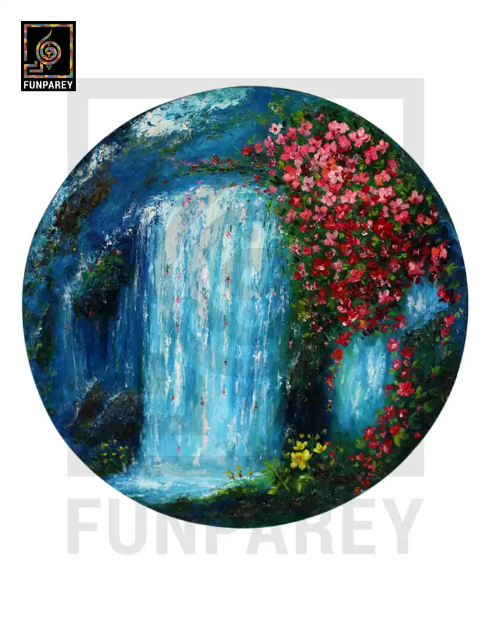 Tranquil Forest Escape - Acrylic Painting