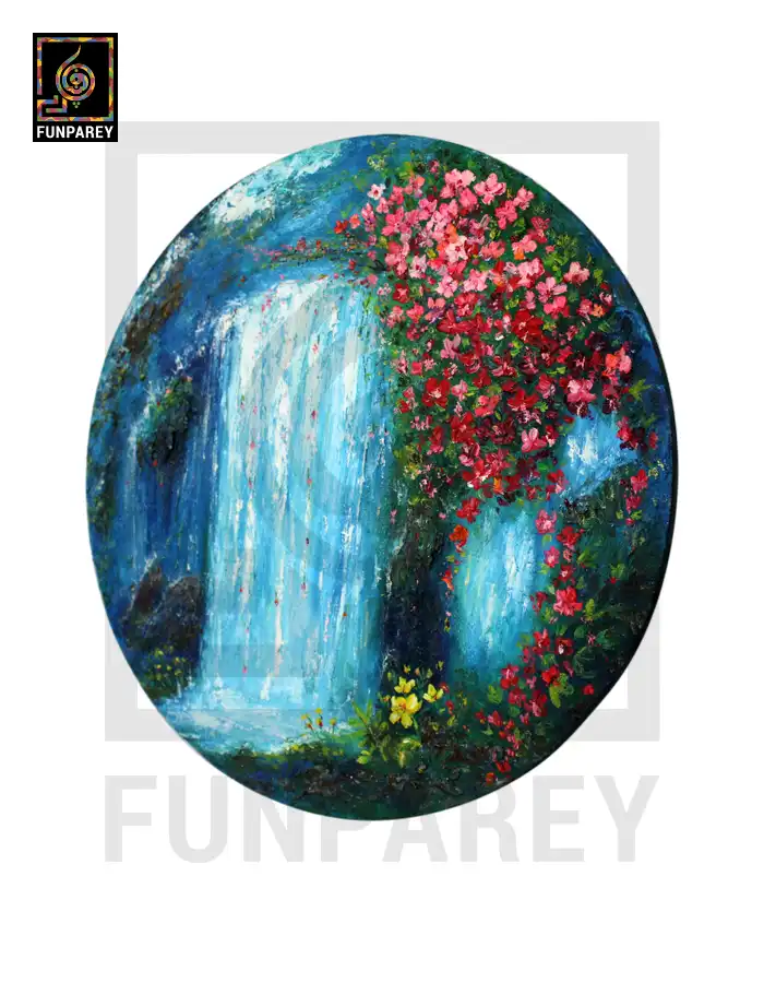 Tranquil Forest Escape - Acrylic Painting